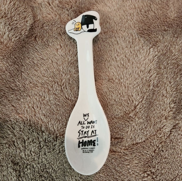 Gudetama x Laimo Ceramic Plates Fork Spoon set - Picture 4 of 4